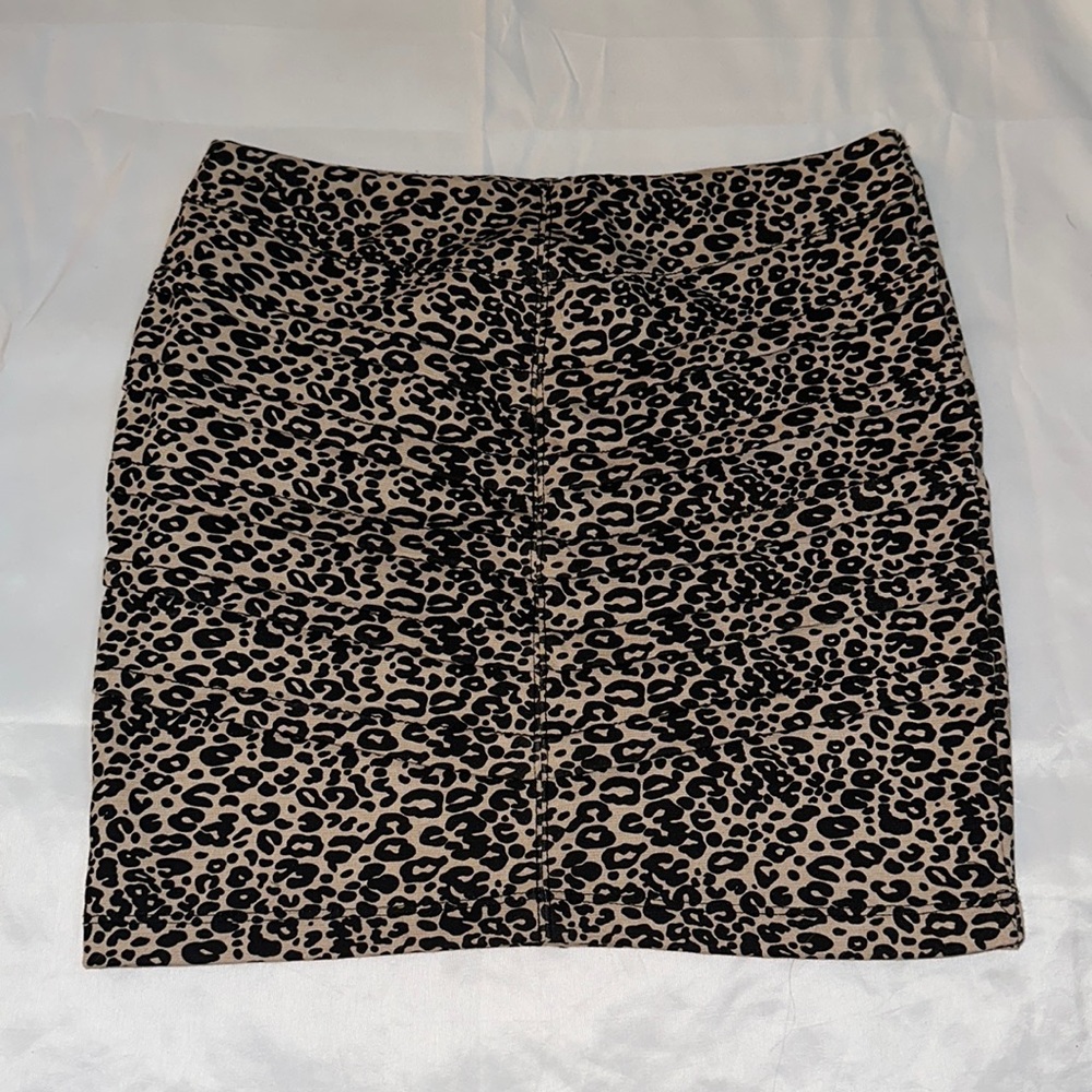 Leopard mini Skirt